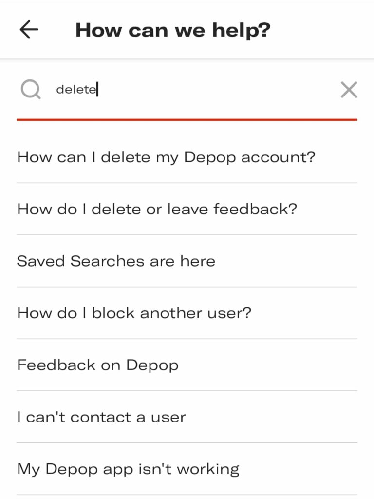 How to Delete Depop Account 4