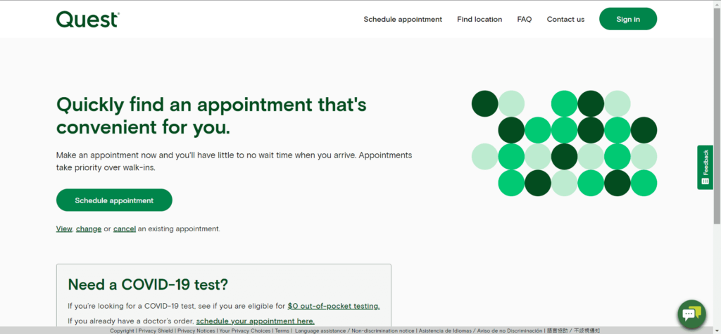 How to cancel Quest Appointment when you have the Appointment Confirmation Code 1