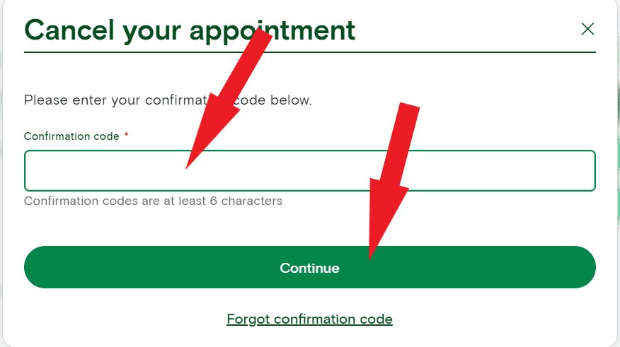 How to cancel Quest Appointment when you have the Appointment Confirmation Code 3