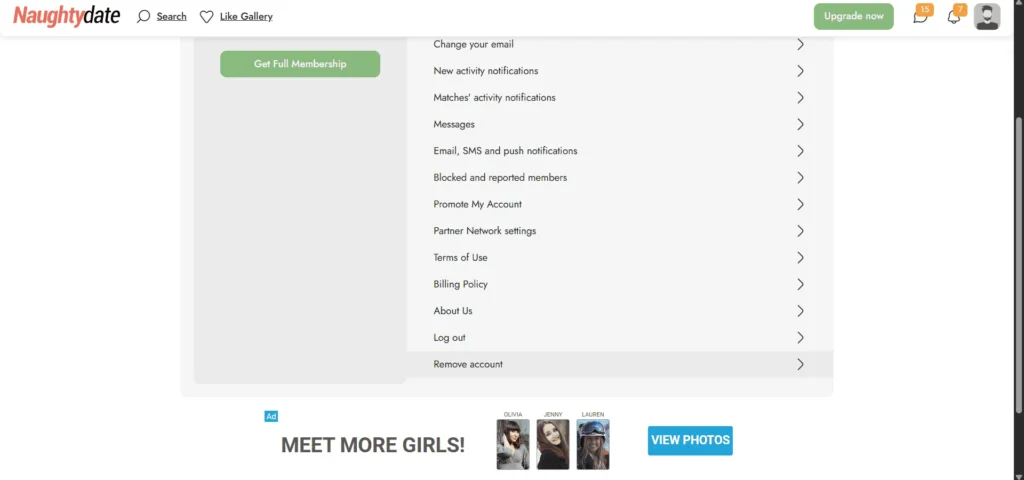 NaughtyDate Delete Account Guide: Quick & Safe Steps (2025) 2
NaughtyDate Delete Account 2