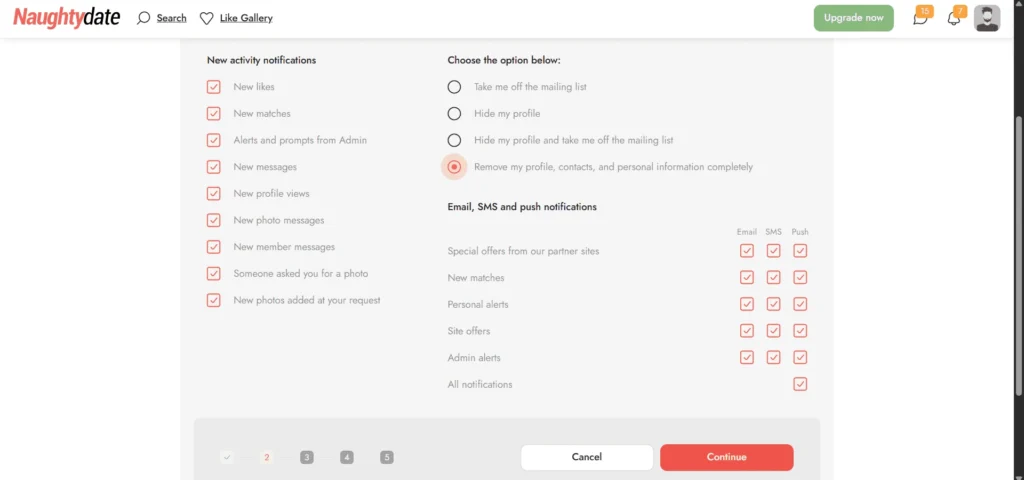 NaughtyDate Delete Account Guide: Quick & Safe Steps (2025) 4
NaughtyDate Delete Account 4